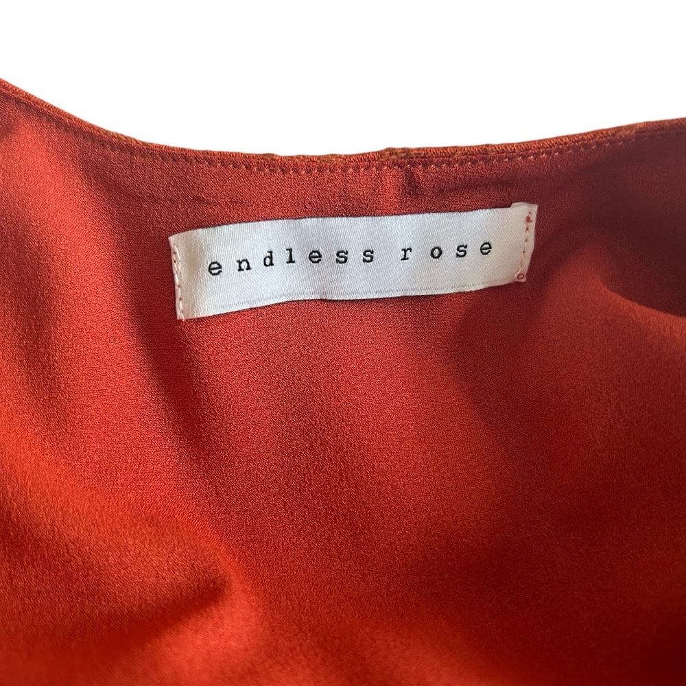 Endless Rose Orange Ruffled Dress - Picture 5 of 6